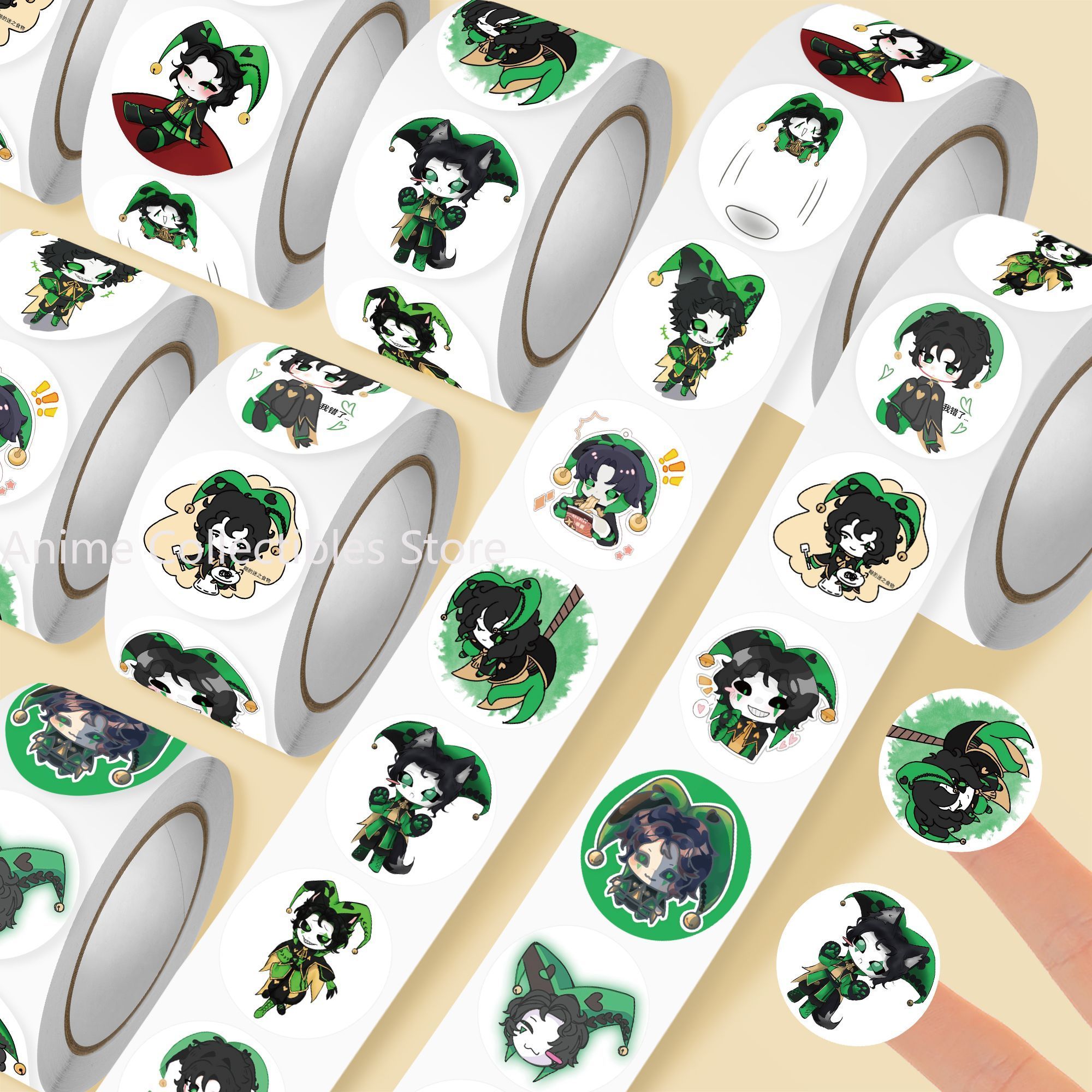 Laptop Accessories For Gift - 500Pc/Roll Anime The Freak Circus‌ Harleguin