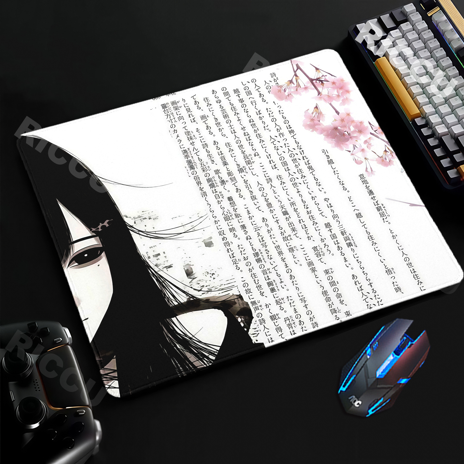 Laptop Accessories For Girls - Anime Girl Aesthetics Mouse Pad Small
