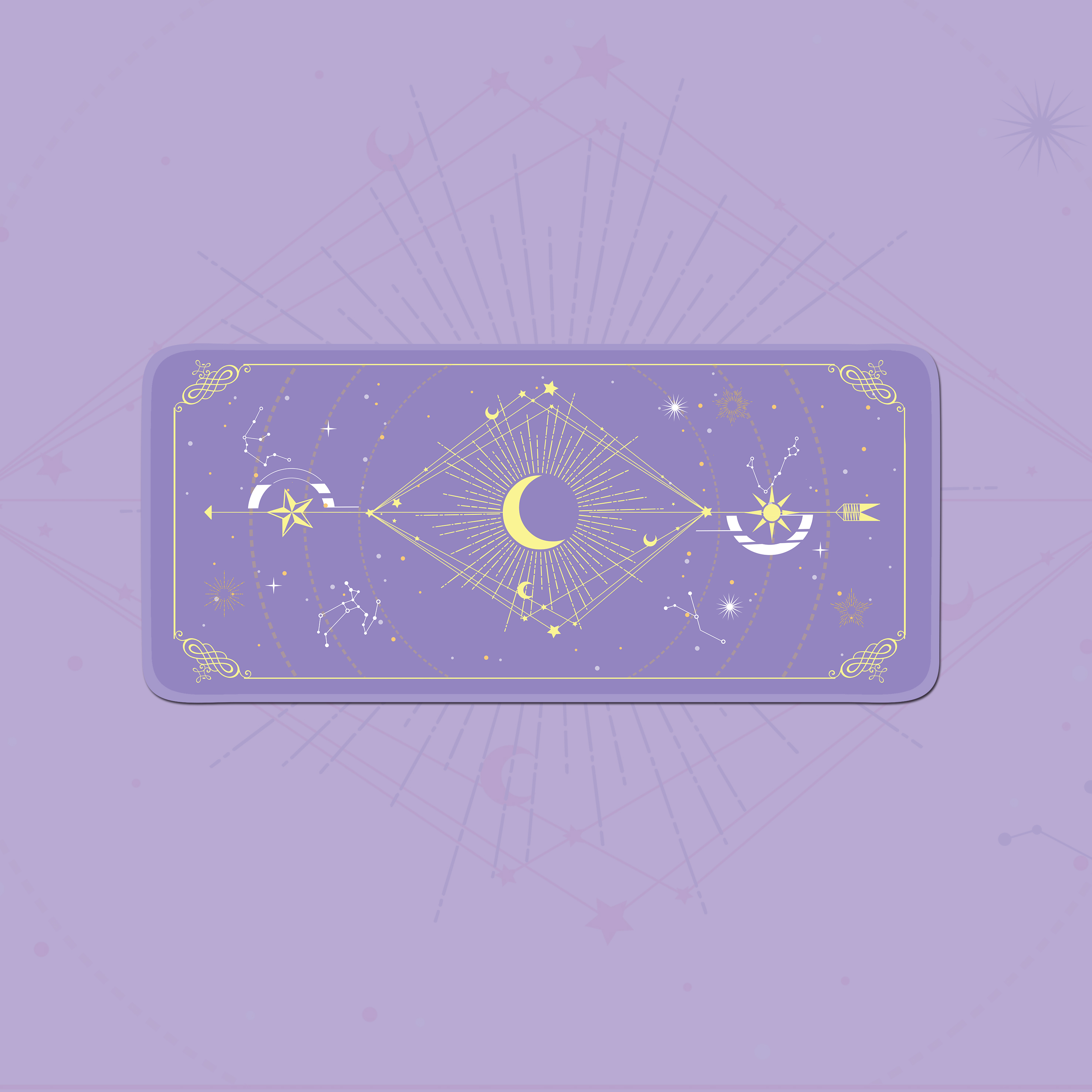 Magic Moon Star Purple  Extra  - Laptop Accessories For Girls avaliação e preço