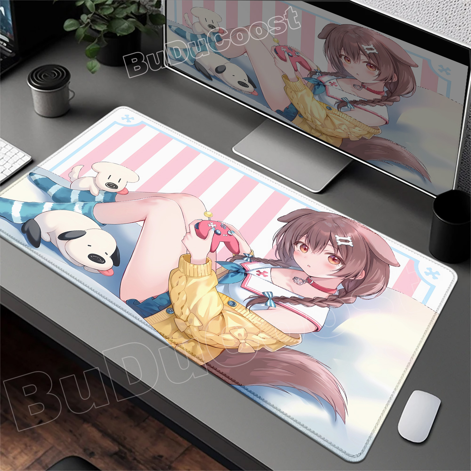 New Kawaii Cute Inugami Korone - Laptop Accessories For Girls avaliação e preço