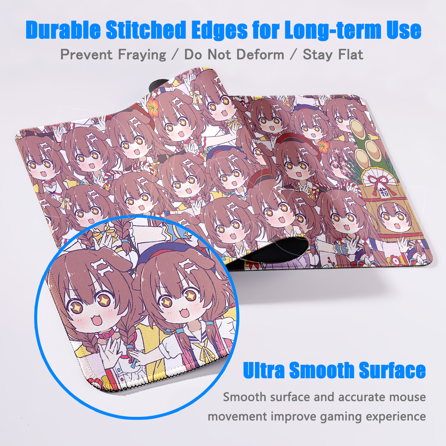 New Kawaii Cute Inugami Korone - Laptop Accessories For Girls avaliação e preço