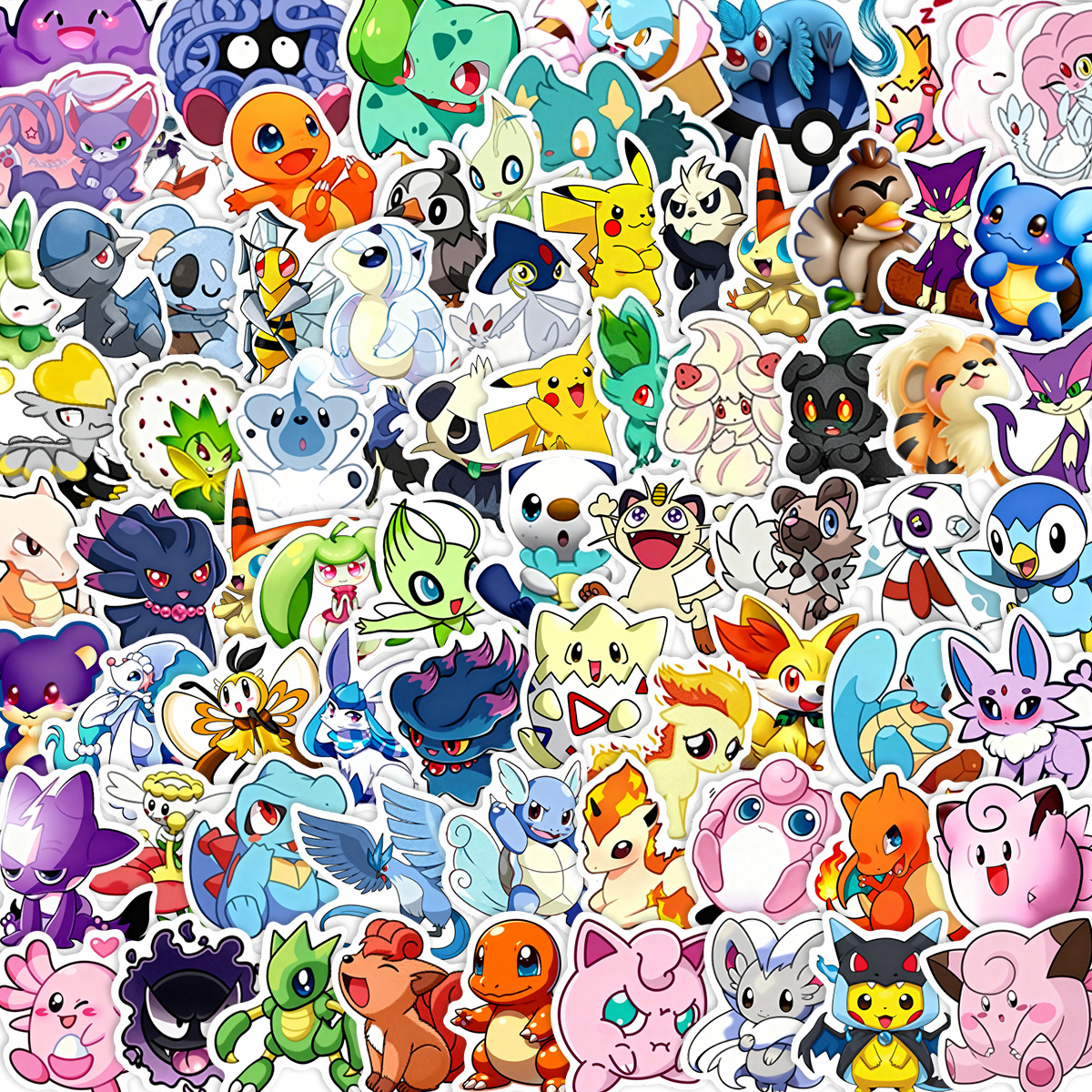 100/200pcs Pokemon Anime Stick - Laptop Accessories For Gift avaliação e preço
