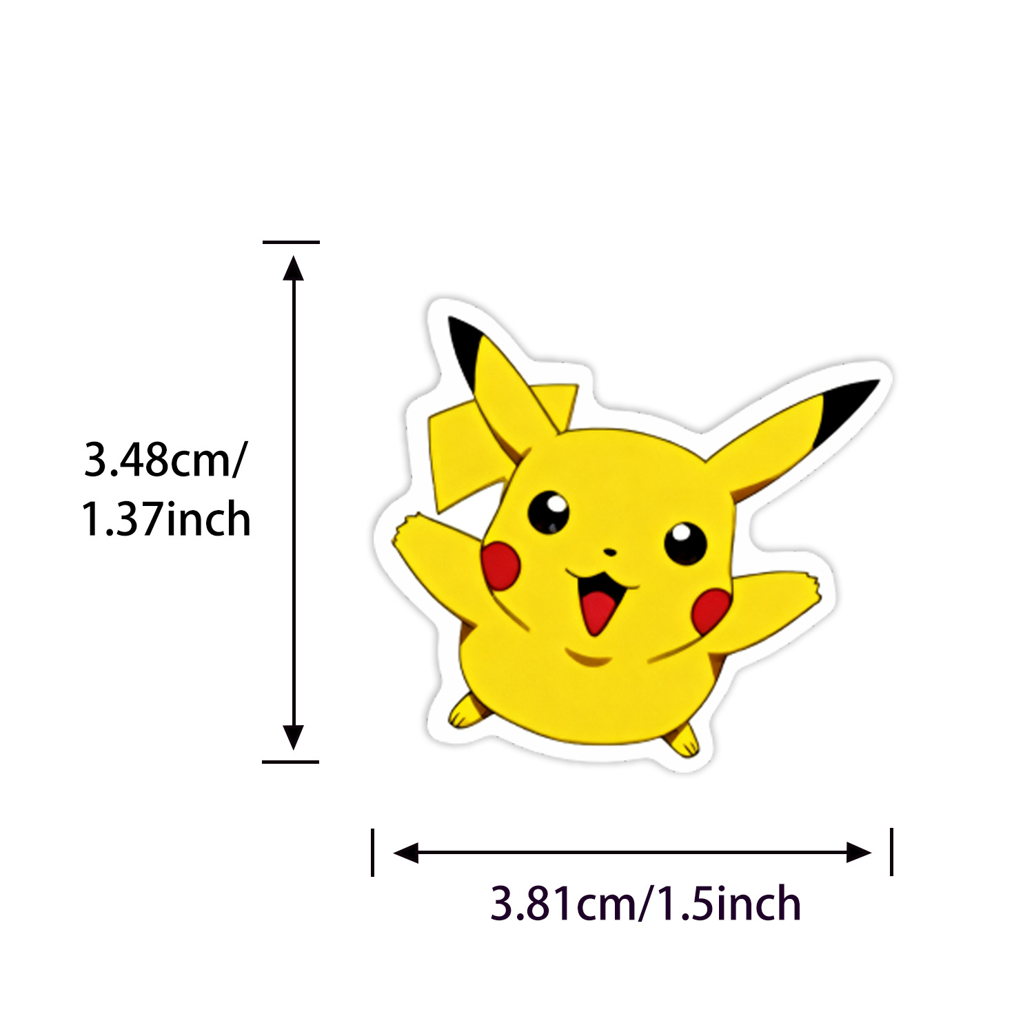 100/200pcs Pokemon Anime Stick - Laptop Accessories For Gift avaliação e preço