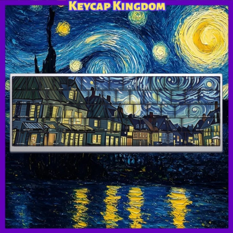 Van Gogh Starry Sky Theme Keyc - Laptop Accessories For Gift avaliação e preço