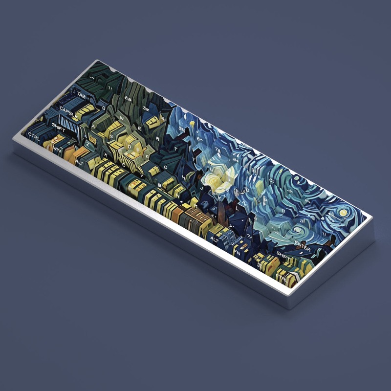 Van Gogh Starry Sky Theme Keyc - Laptop Accessories For Gift avaliação e preço