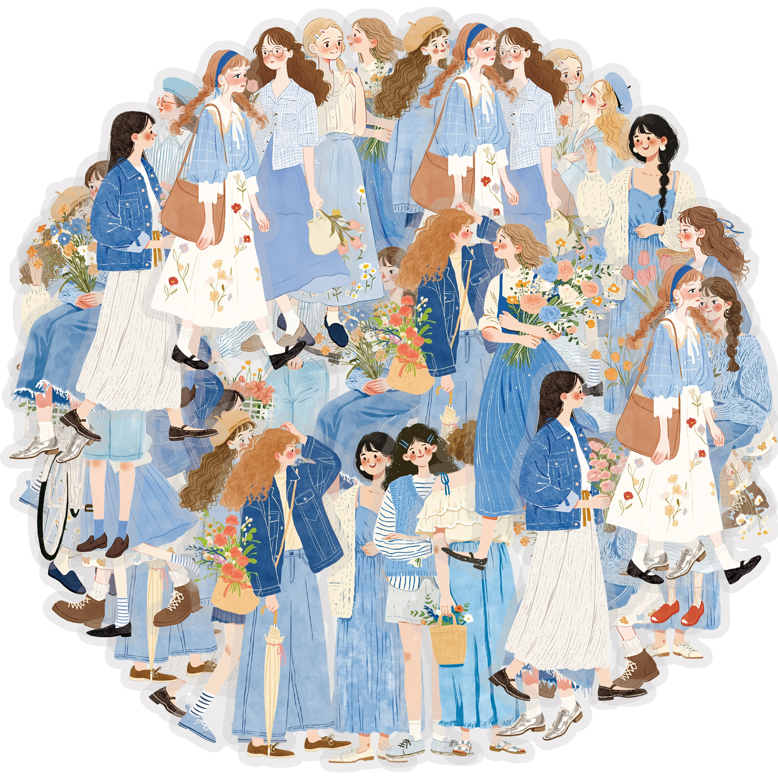 Etori Life Blue Forest Style G - Laptop Accessories For Girls avaliação e preço