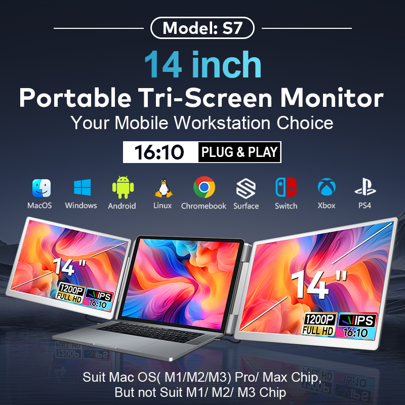 Dual Screen Display Portable L - Laptop Stand Portable avaliação e preço