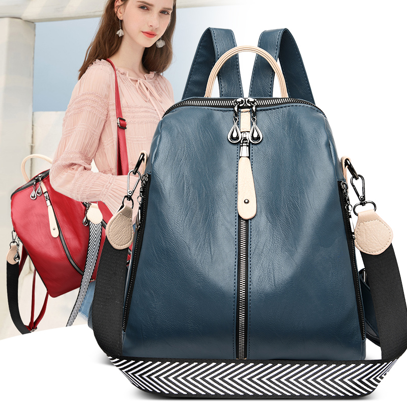 Fashion Backpack Women Soft Le - Laptop Accessories For Girls avaliação e preço
