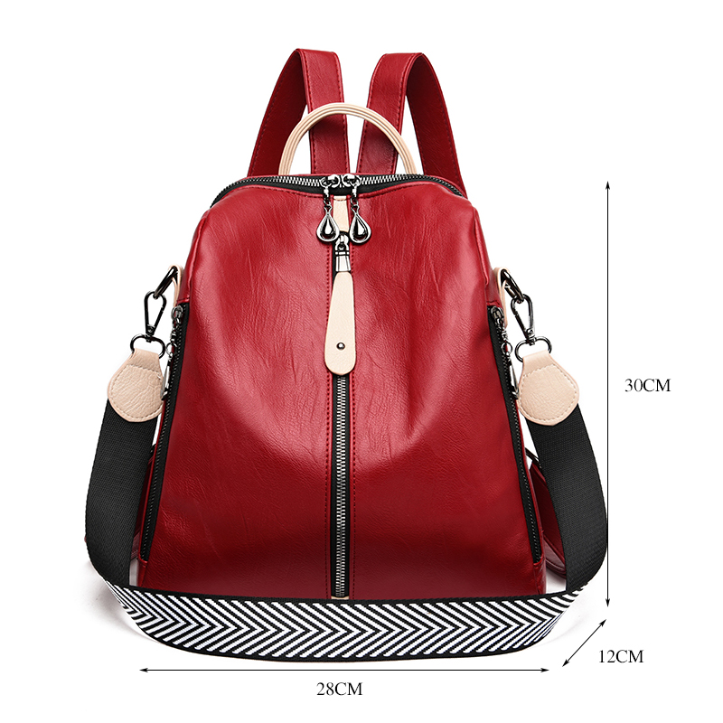 Fashion Backpack Women Soft Le - Laptop Accessories For Girls avaliação e preço