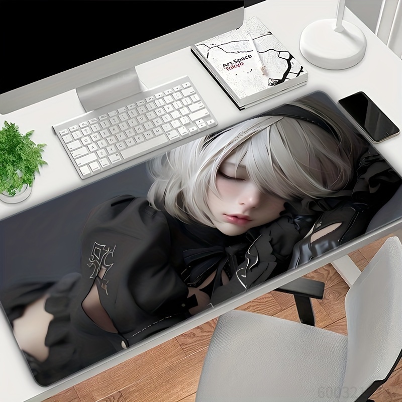 Short Hair Anime Girl Theme Mo - Laptop Accessories For Girls avaliação e preço