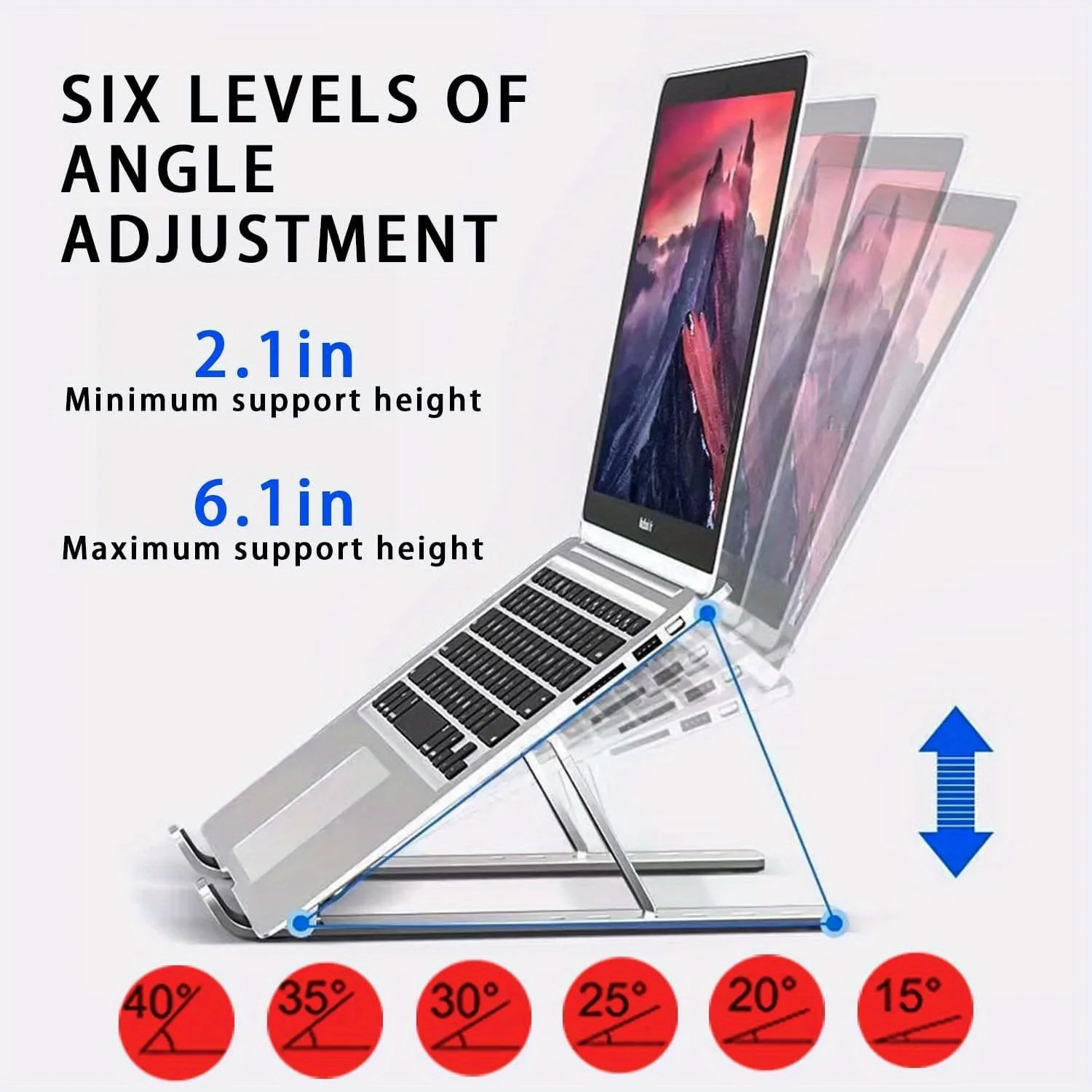Adjustable Aluminum Laptop Sta - Laptop Stand Portable avaliação e preço