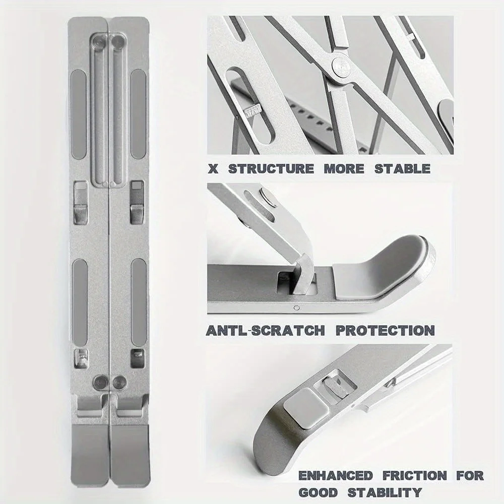 Adjustable Aluminum Laptop Sta - Laptop Stand Portable avaliação e preço