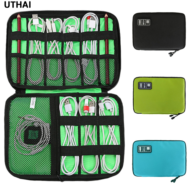 UTHAI Digital Storage Bag USB  - Laptop Accessories Kit Bag avaliação e preço