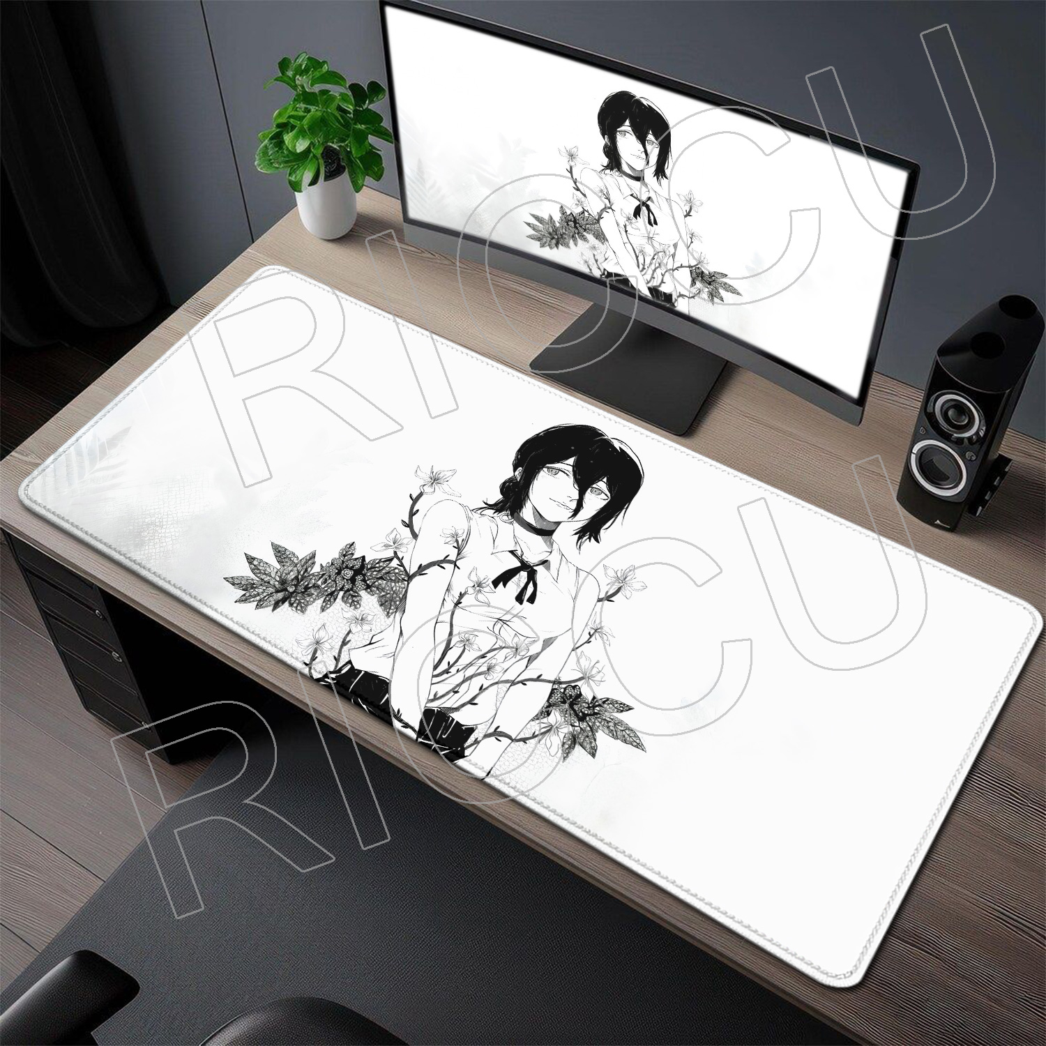 XXL Anime Girl Reze Mouse pad  - Laptop Accessories For Girls avaliação e preço