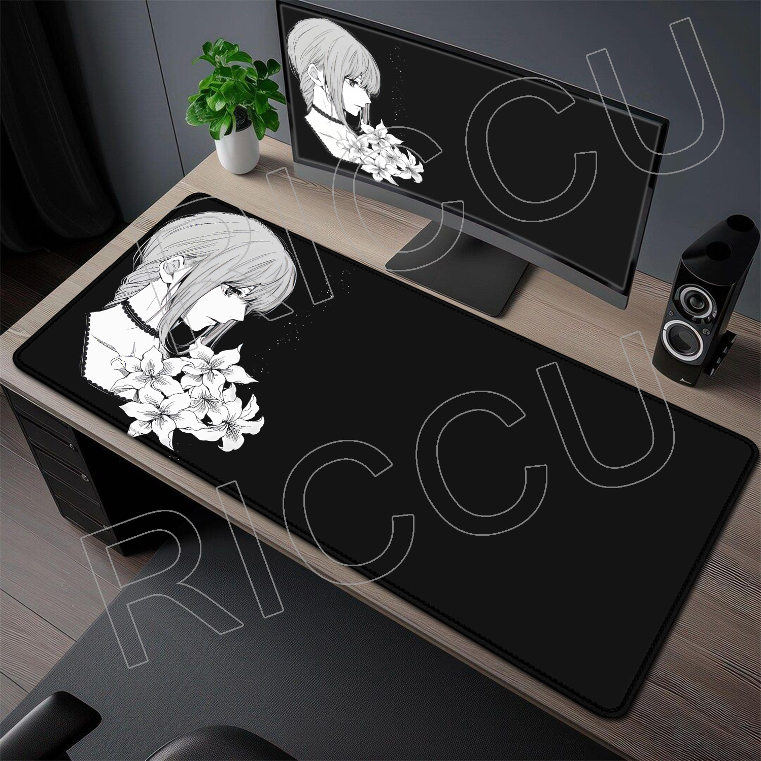 XXL Anime Girl Reze Mouse pad  - Laptop Accessories For Girls avaliação e preço