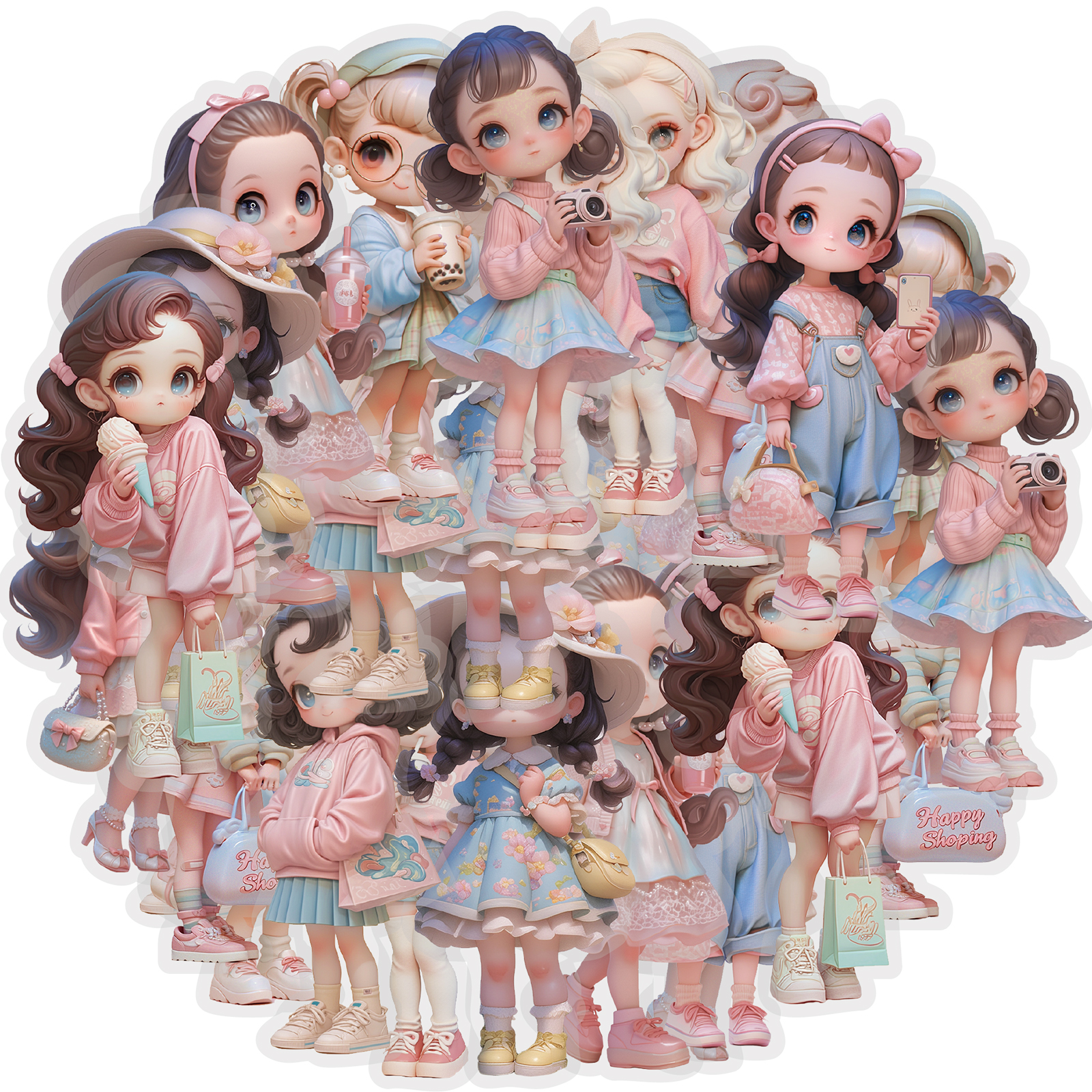 Etori Life 10Pcs Sweet Macaron - Laptop Accessories For Girls avaliação e preço