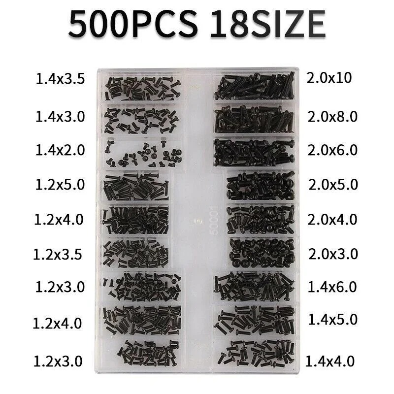 500PCS Laptop Notebook Screws  - Laptop Repair Accessories avaliação e preço