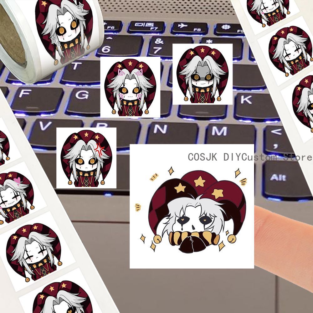 500Pc/Roll Anime Pierrot The F - Laptop Accessories For Gift avaliação e preço