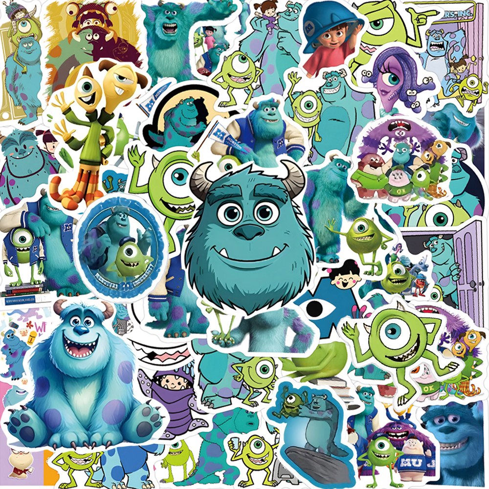 60pcs Disney Funny Anime Monst - Laptop Accessories For Gift avaliação e preço