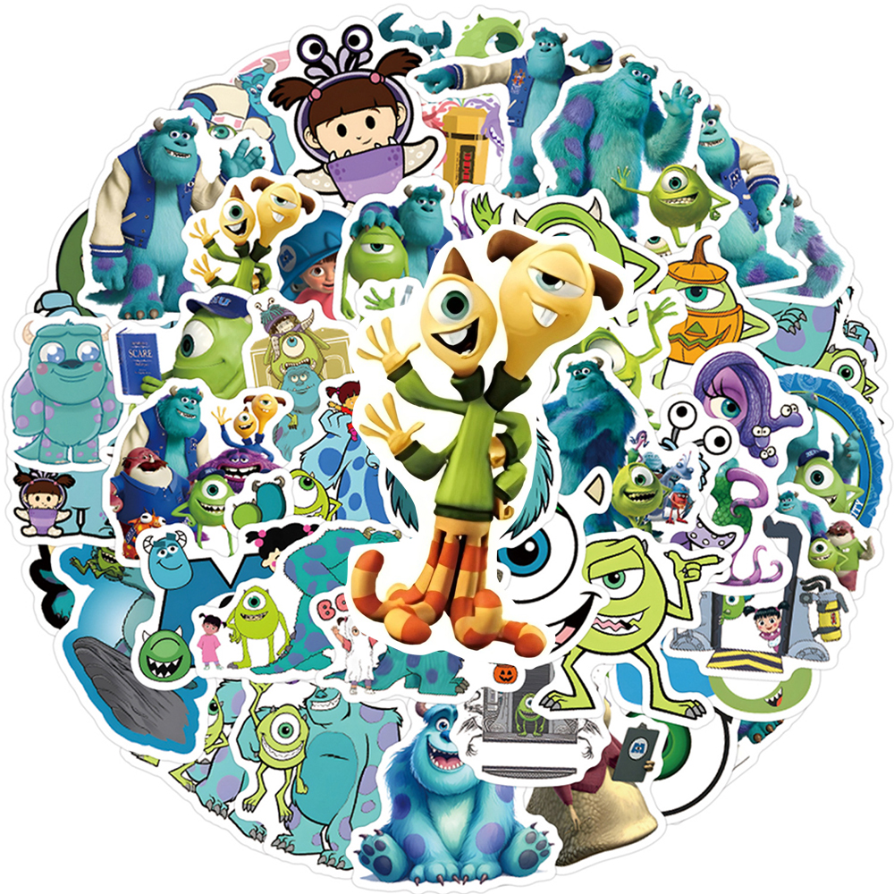 60pcs Disney Funny Anime Monst - Laptop Accessories For Gift avaliação e preço