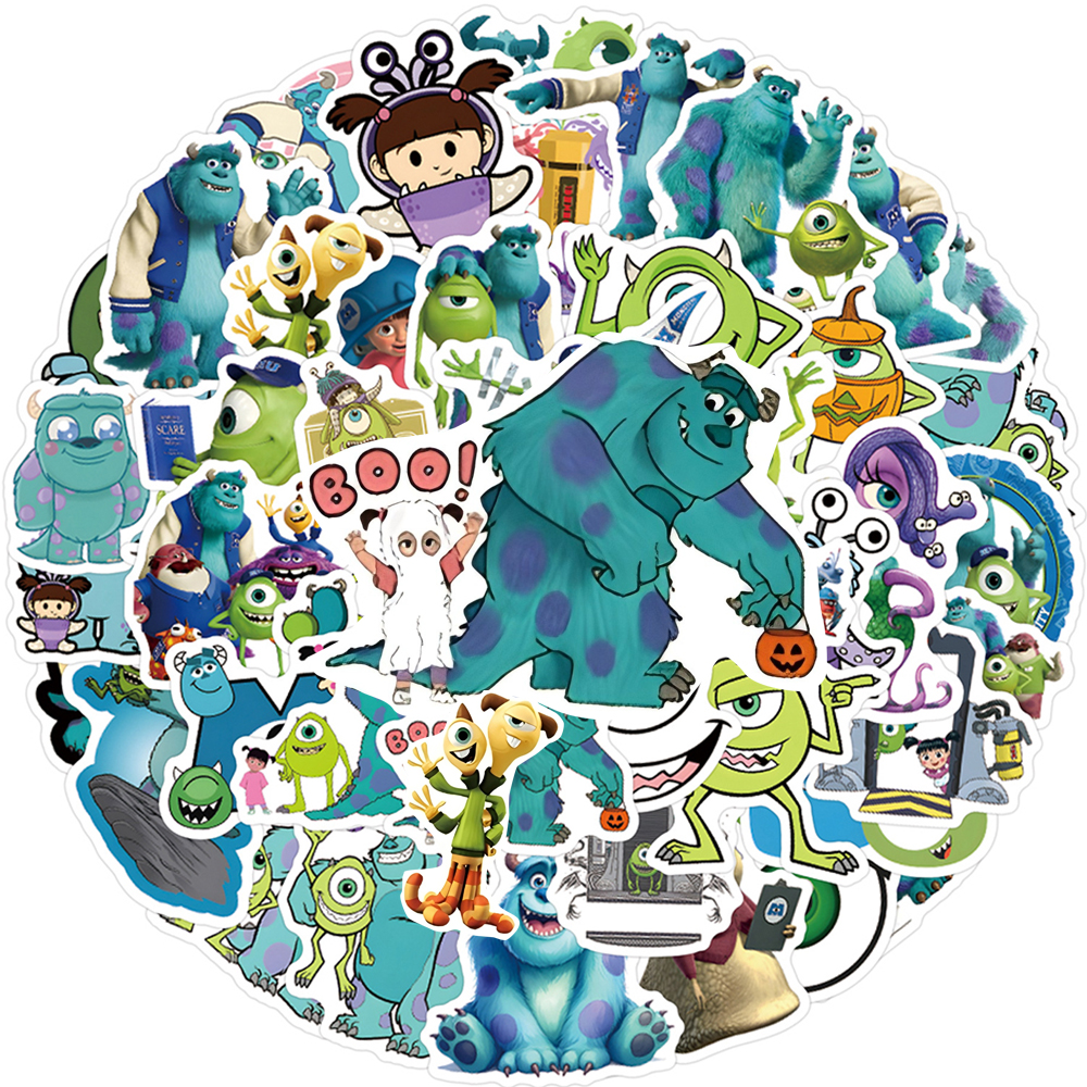 60pcs Disney Funny Anime Monst - Laptop Accessories For Gift avaliação e preço