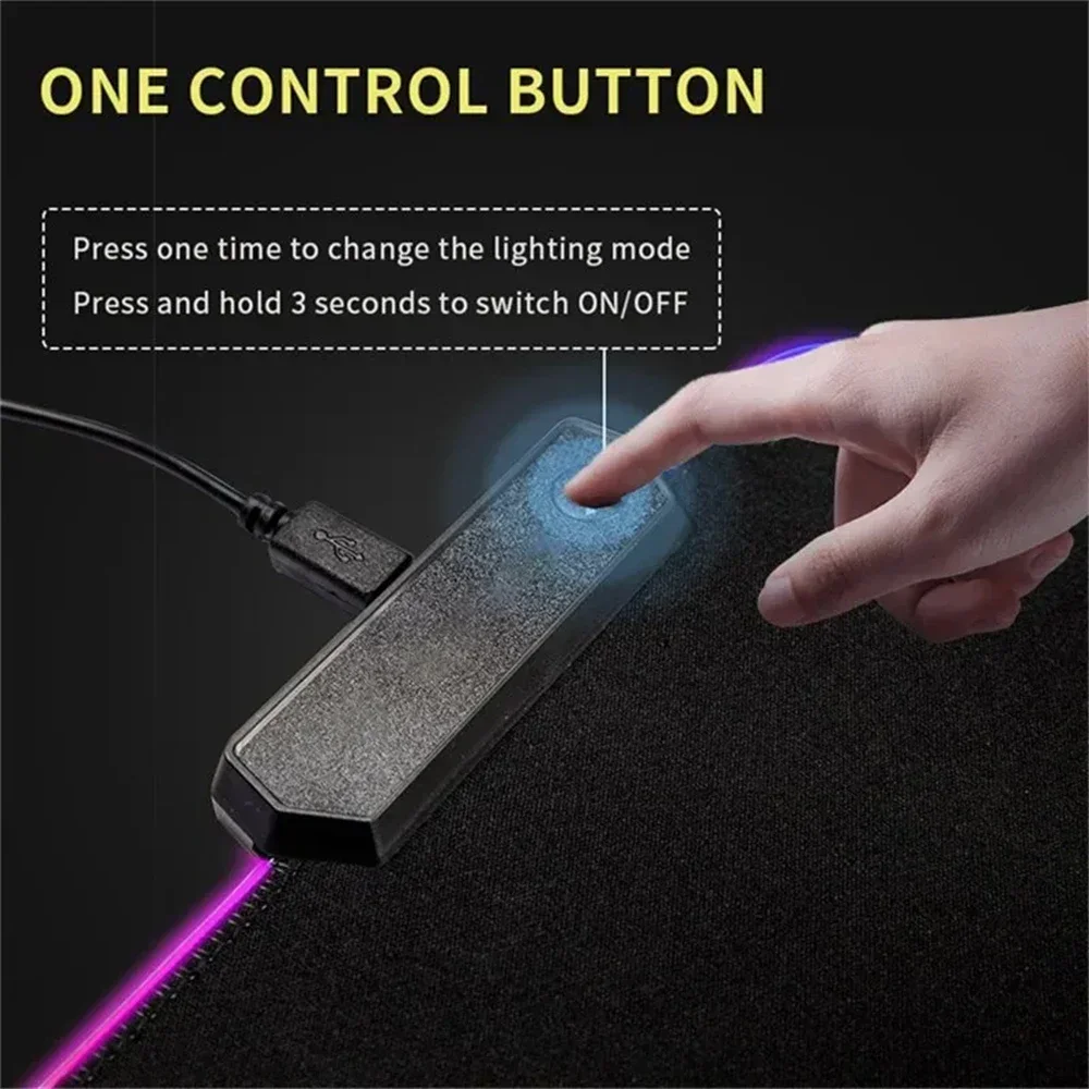 HD Anime Girl Mouse Pad RGB De - Laptop Accessories For Girls avaliação e preço