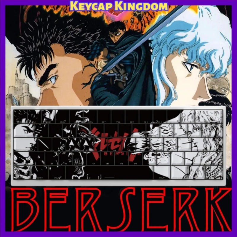 BERSERK Theme Anime Keycap 98  - Laptop Accessories For Gift avaliação e preço