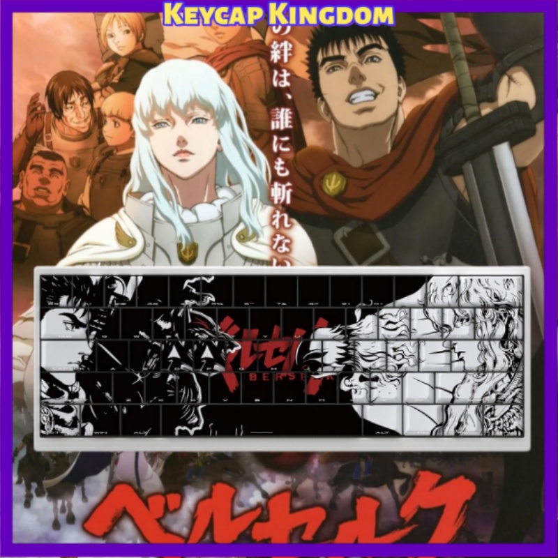 BERSERK Theme Anime Keycap 98  - Laptop Accessories For Gift avaliação e preço