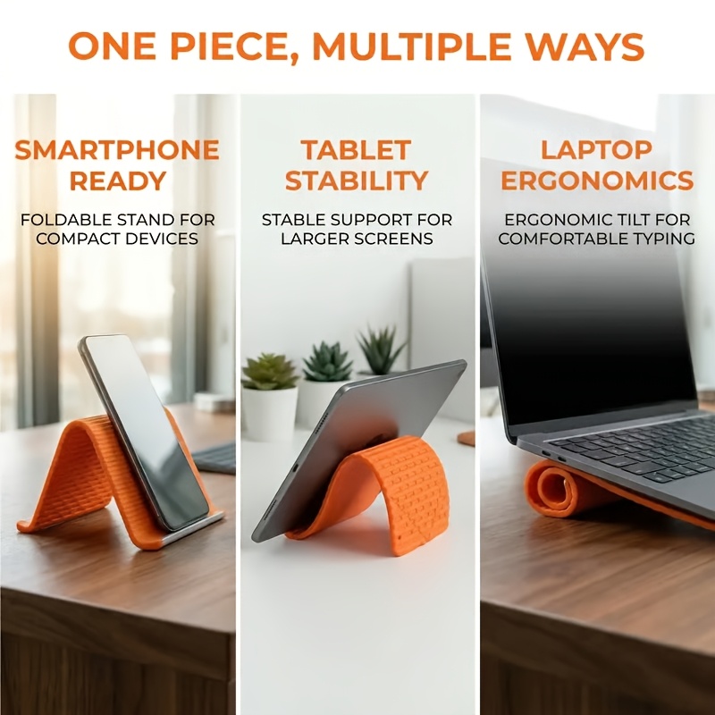 Flexible Folding Phone Holder  - Laptop Stand Portable avaliação e preço