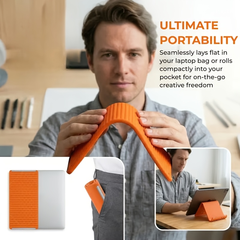Flexible Folding Phone Holder  - Laptop Stand Portable avaliação e preço